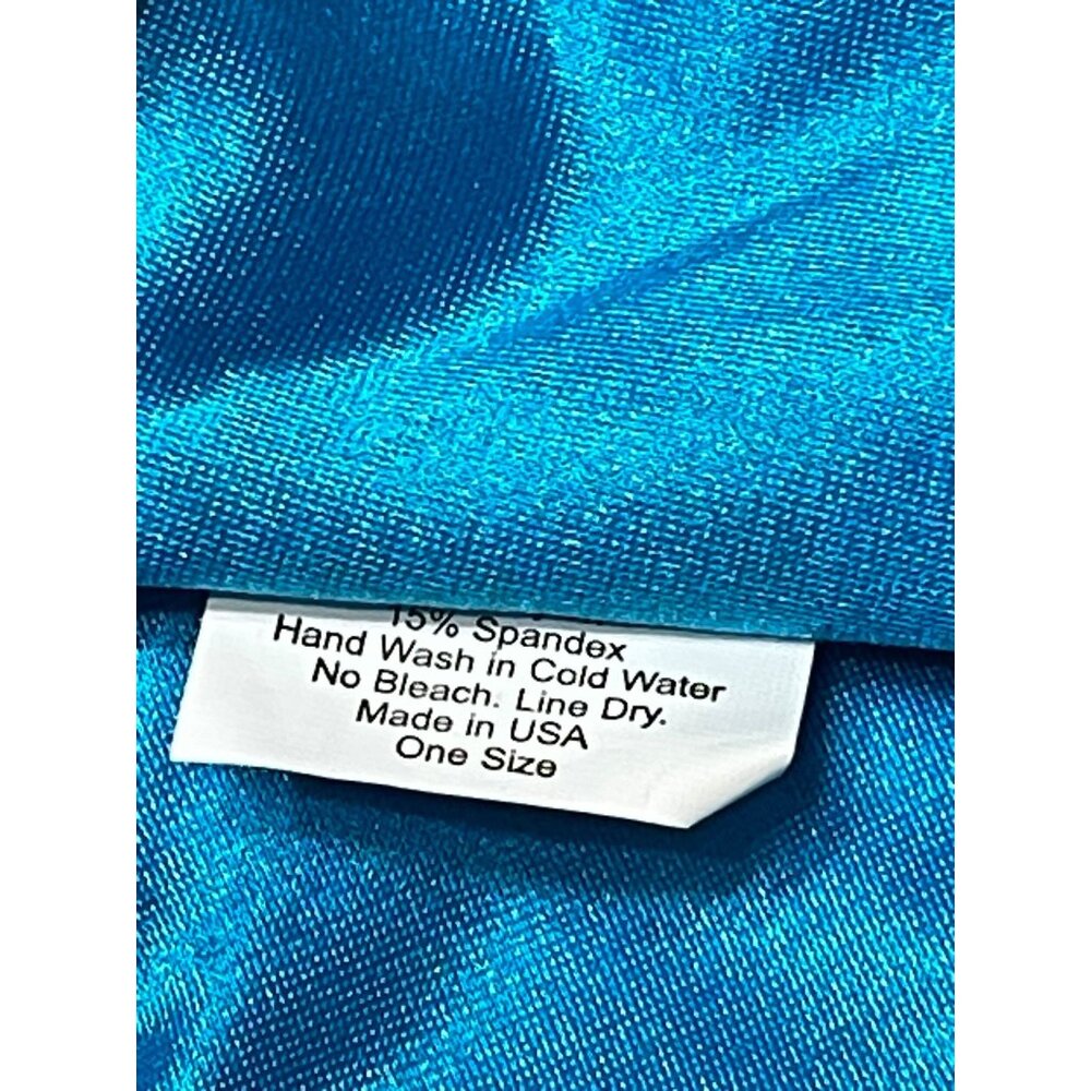 BodyZone Bundle Metallic Super Micro Shorts Shiny Spandex One Size Blue & Purple - Picture 6 of 15